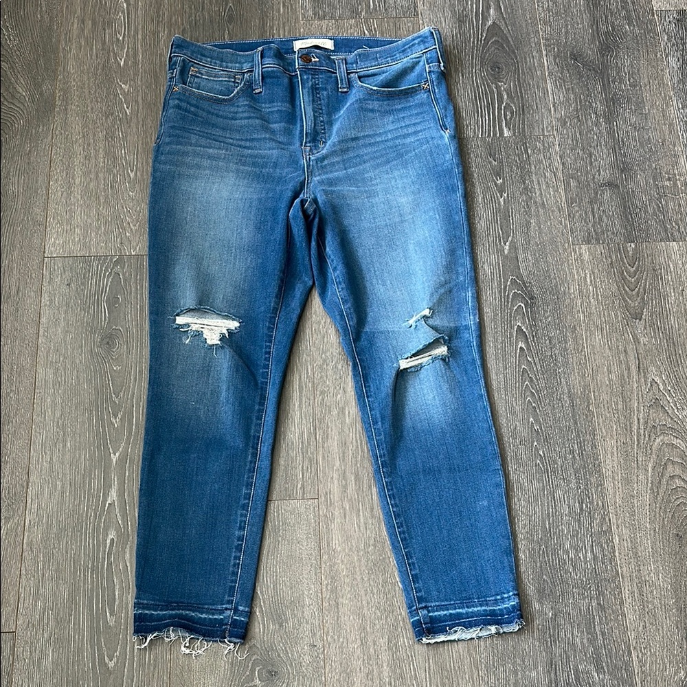 Madewell 10” high rise skinny crop